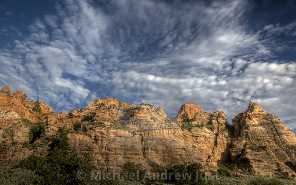 "Zion Kolob Terrace" stock image