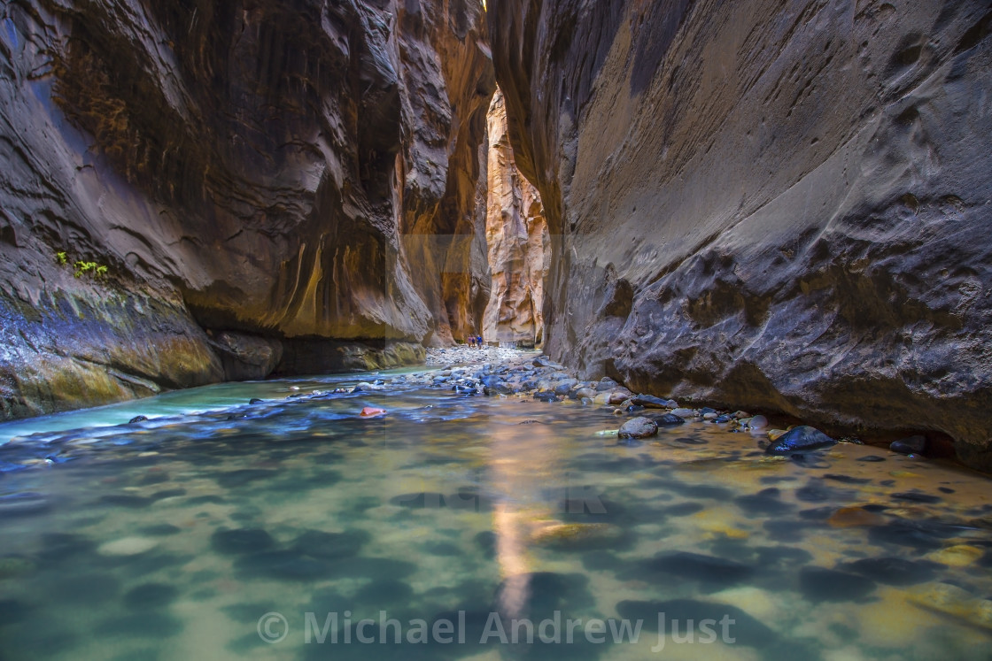 "Zion Narrows" stock image