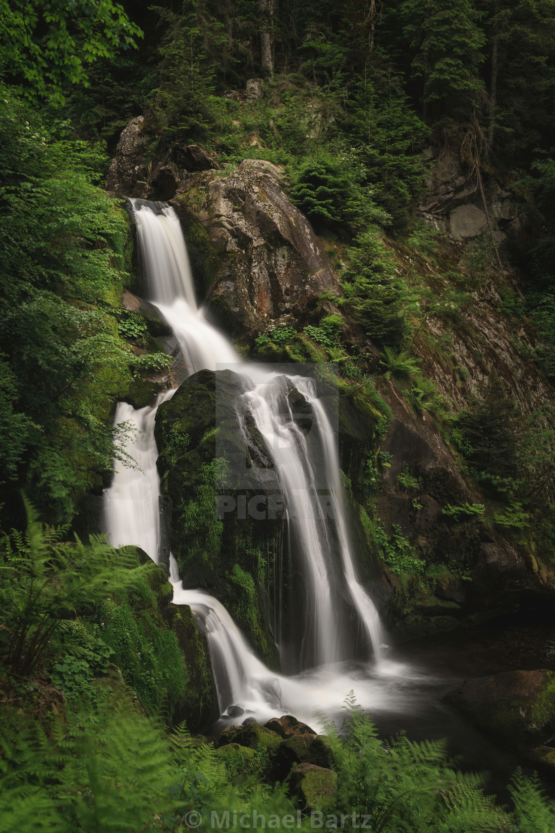"Triberger Wasserfälle" by Michael Bartz - $7.71 "Triberger Wasserfälle" stock image