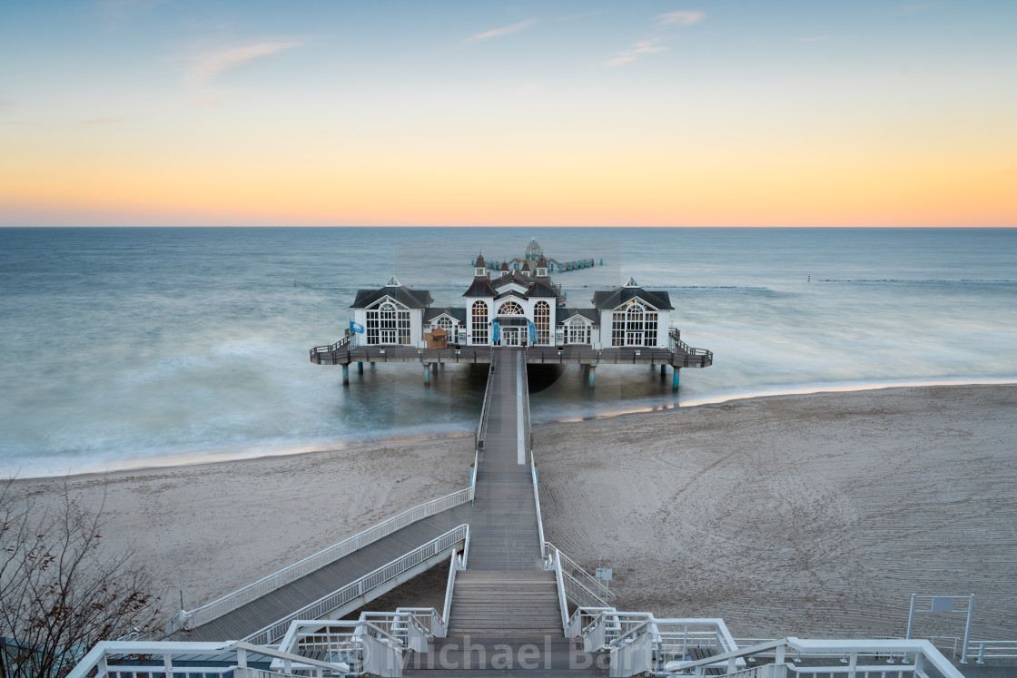 "Seebrücke Sellin auf Rügen" by Michael Bartz - $7.71 "Seebrücke Sellin auf Rügen" stock image