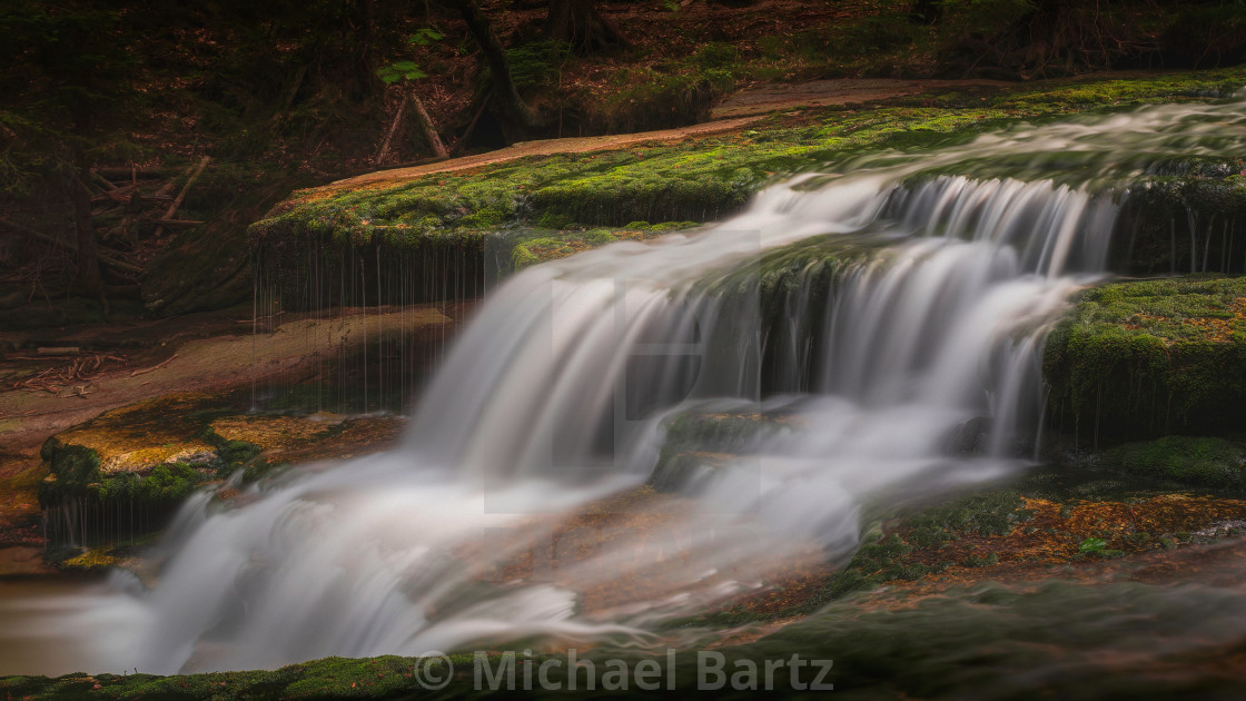 "Kleiner Wasserfall in den Sudeten Wodospad Kamieńczyka" by Michael Bartz - $9.25 "Kleiner Wasserfall in den Sudeten Wodospad Kamieńczyka" stock image