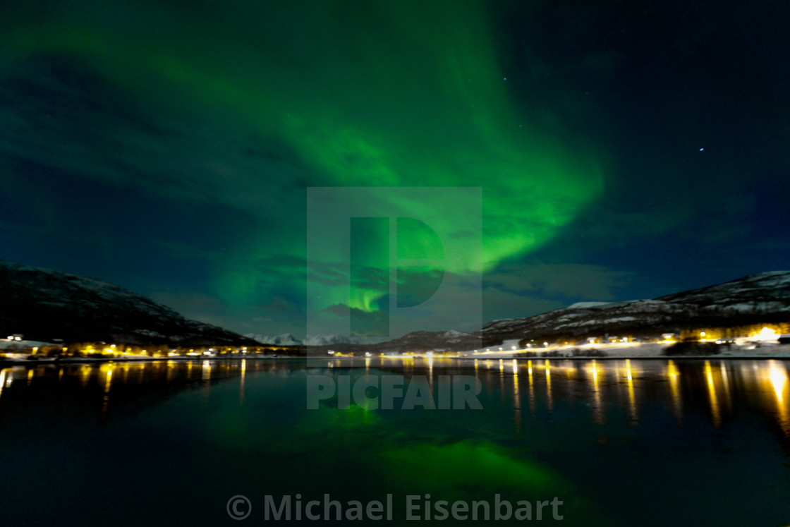 "Northern lights / Aurora borealis" stock image