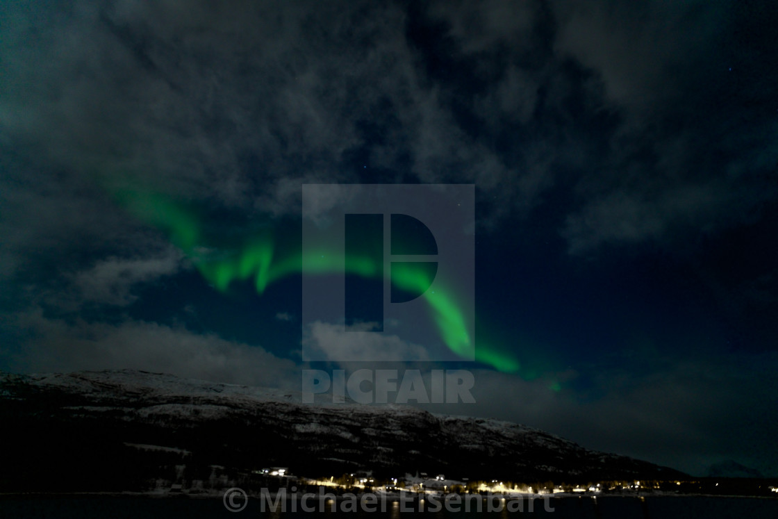 "Northern lights / Aurora borealis" stock image