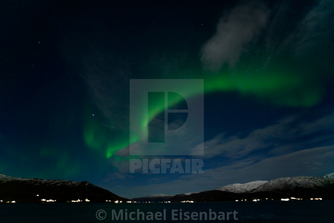 "Northern lights / Aurora borealis" stock image