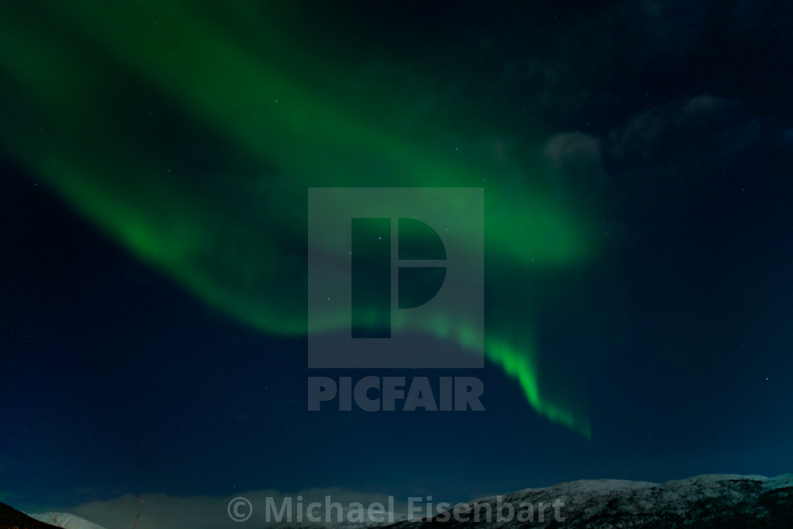 "Northern lights / Aurora borealis" stock image