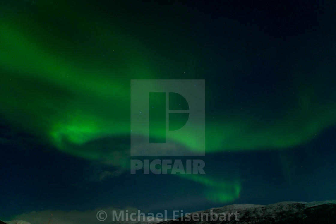 "Northern lights / Aurora borealis" stock image