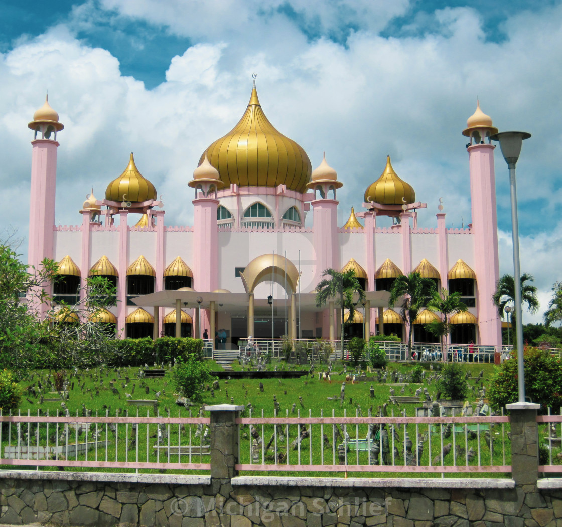 "Kuching Buildings" stock image