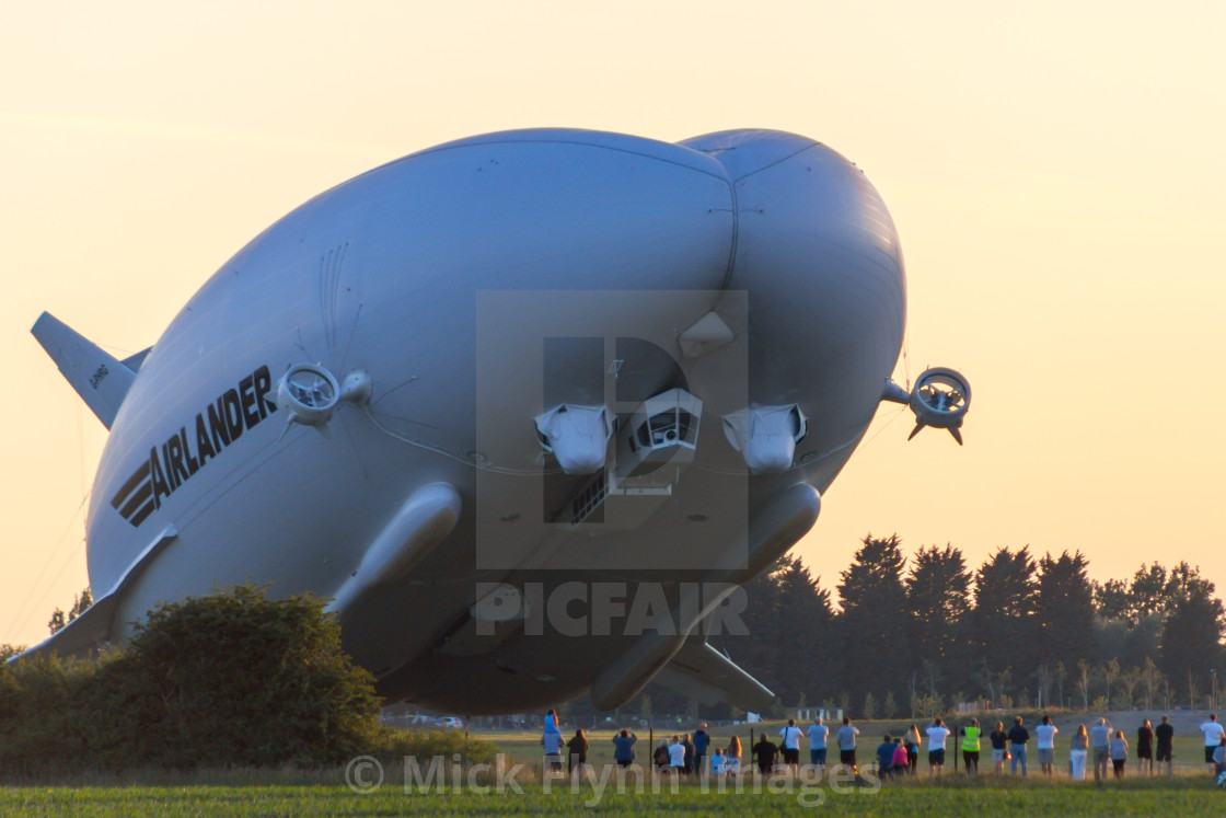 "Cardington, Bedfordshire, UK. 13th June, 2017. The Hybrid Air Vehicles..." stock image