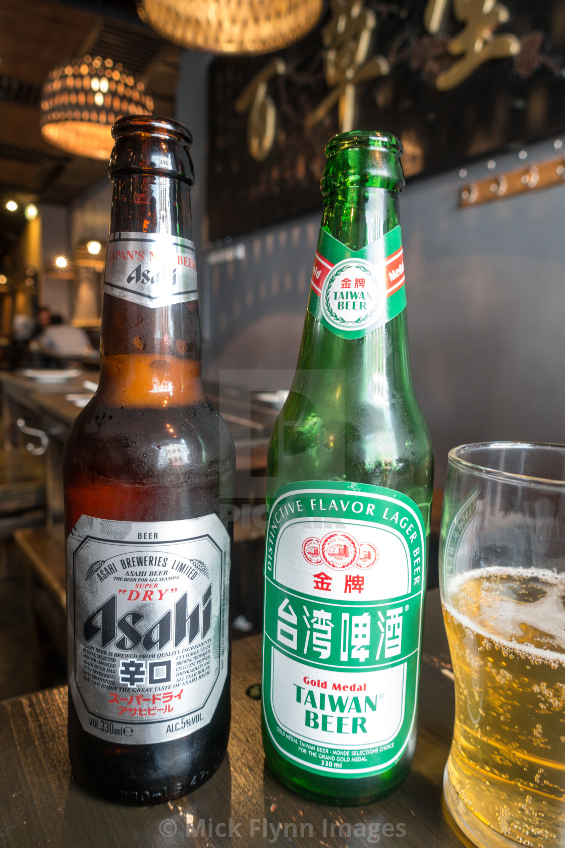 "Leongs legend, Chinatown, London, imported asian chinese japanese bottled..." stock image