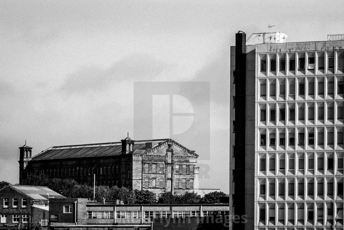 "An image from my series 'Monochrome Mill Town', black and white studies of..." stock image