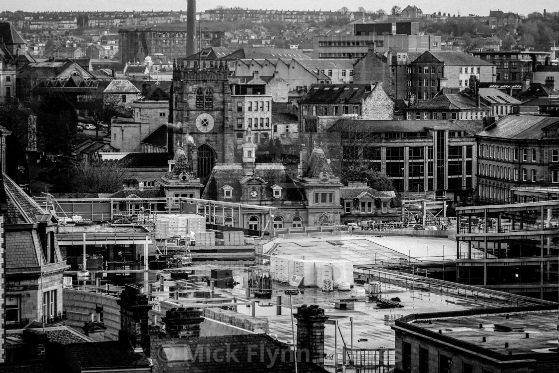 "An image from my series 'Monochrome Mill Town', black and white studies of..." stock image