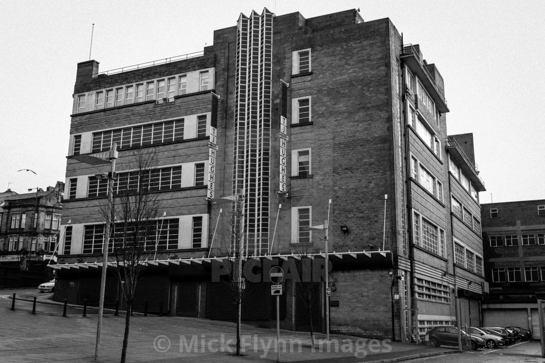 "An image from my series 'Monochrome Mill Town', black and white studies of..." stock image