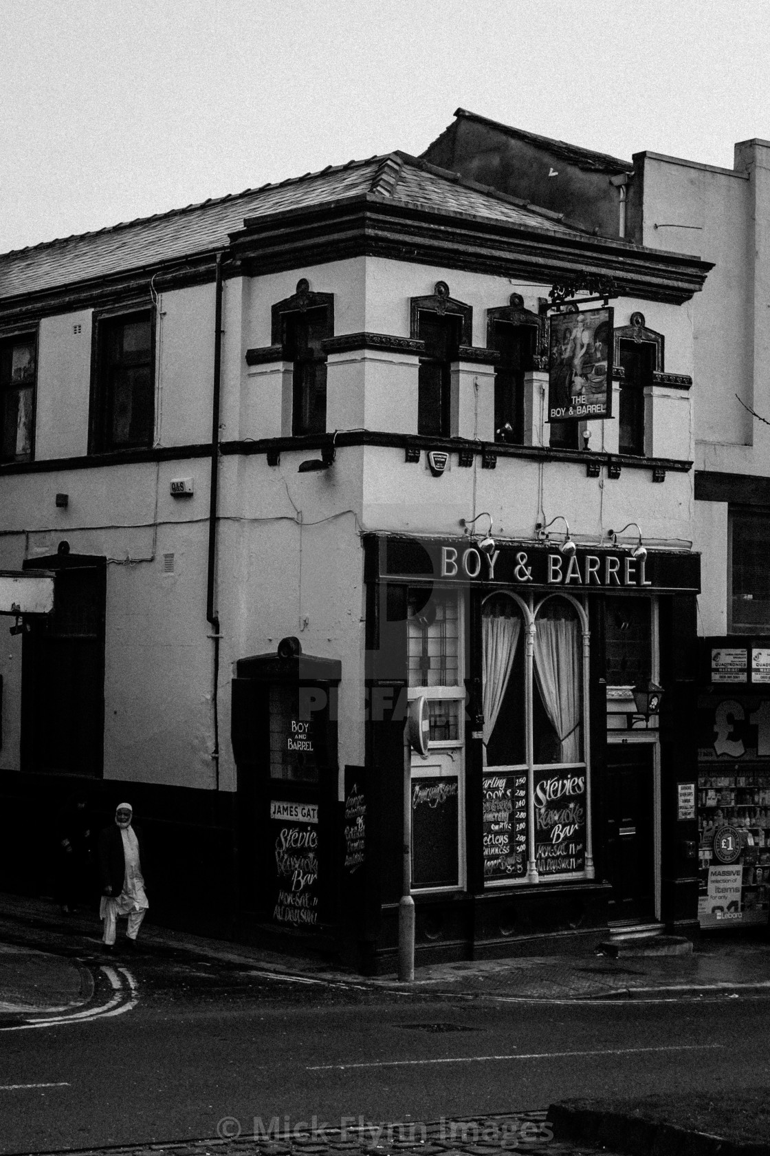 "An image from my series 'Monochrome Mill Town', black and white studies of..." stock image