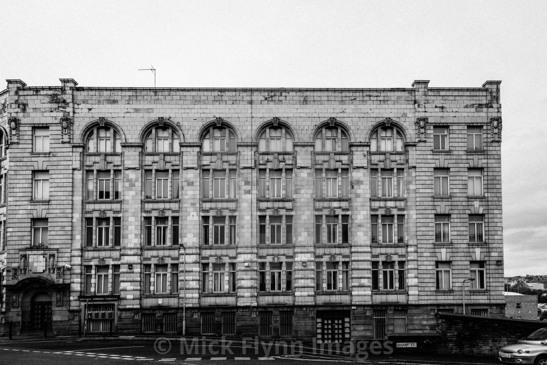 "An image from my series 'Monochrome Mill Town', black and white studies of..." stock image