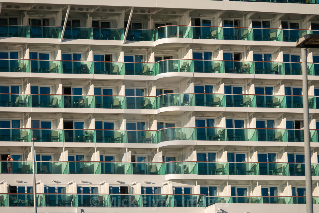 "P & O cruise ship, Iona." stock image