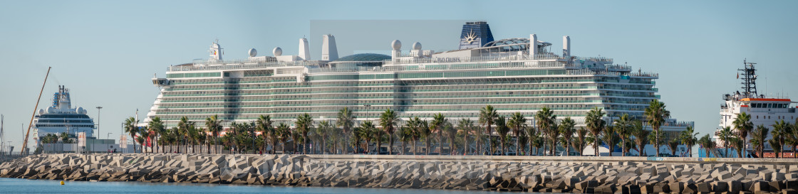 "P & O cruise ship, Iona." stock image