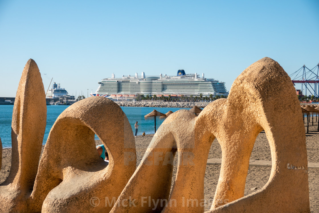 "P & O cruise ship, Iona." stock image