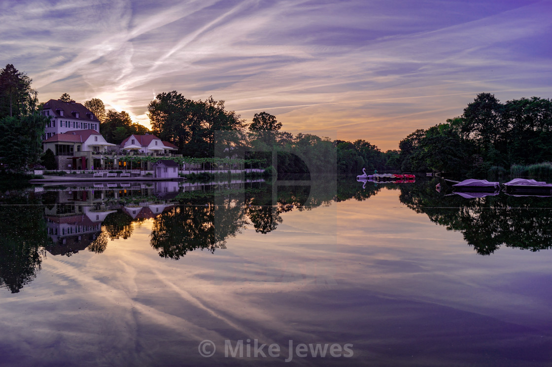 "Lake Reflections" stock image