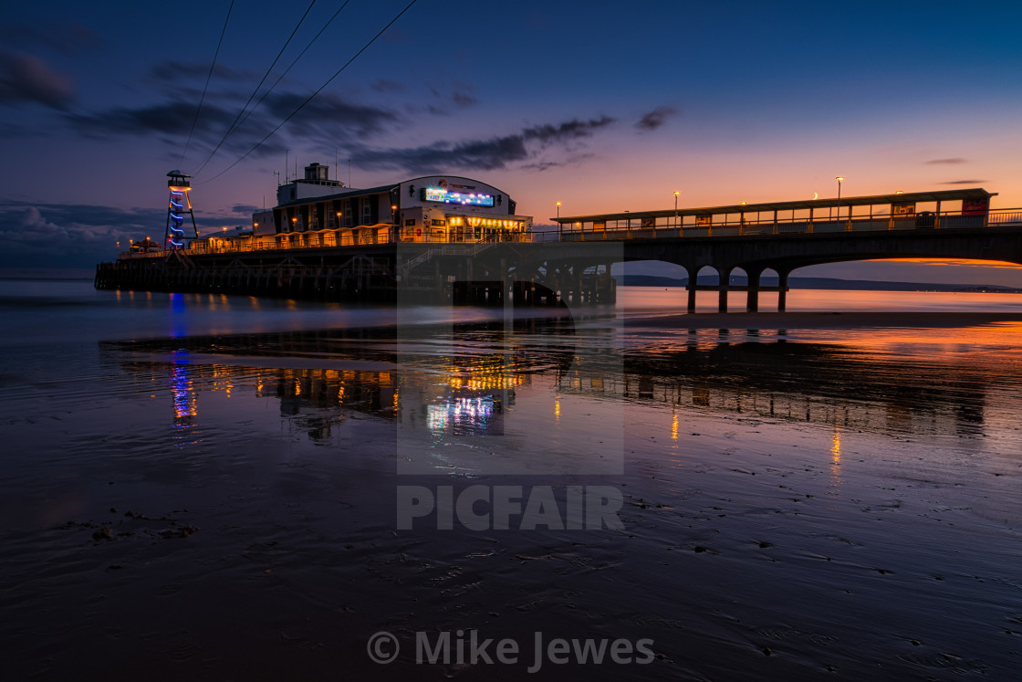 "Bournemouth Pier" stock image