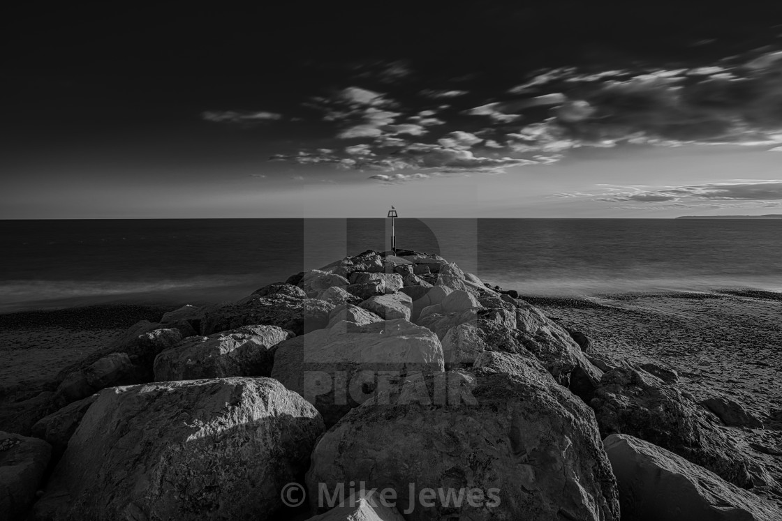 "Hengistbury Head" stock image