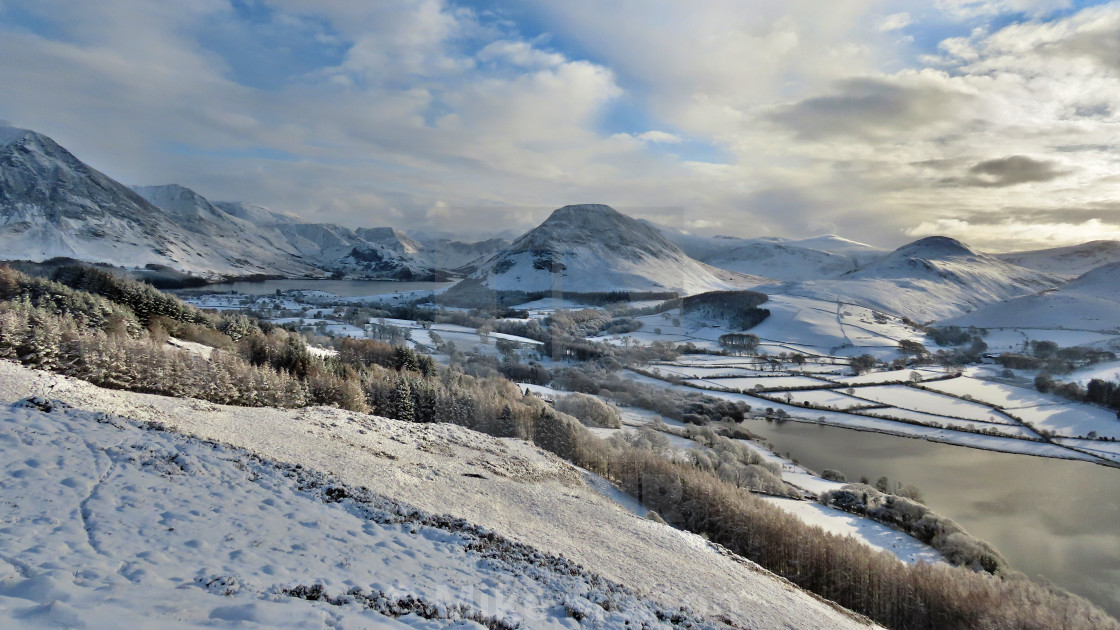 "West Lakes Winter Wonderland" stock image