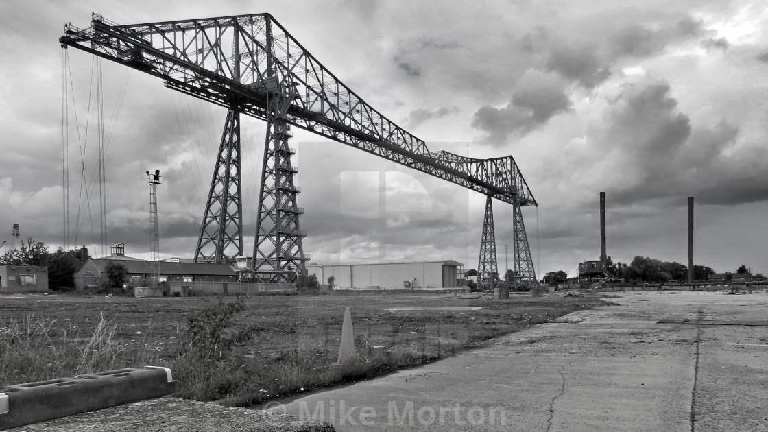 "Transporter Bridge. Middlesbrough" stock image