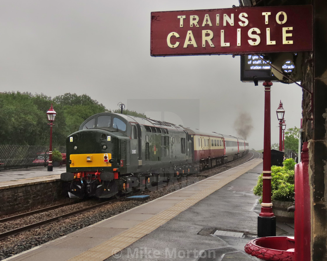 "Diesel hauled on the S&C" stock image