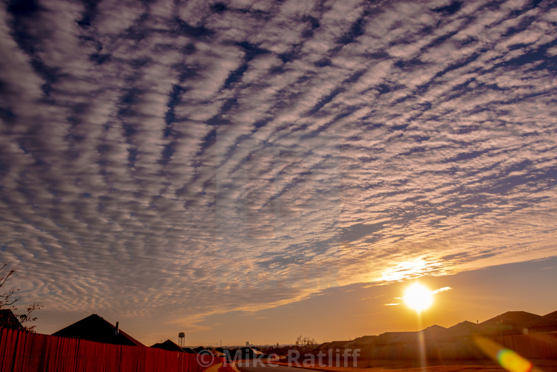 "Golden Hour Sunrise" stock image