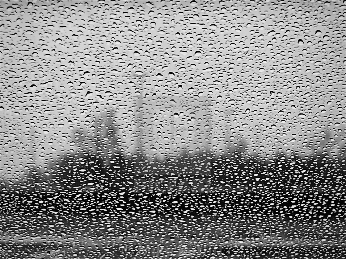 "Rain on Windshield" stock image