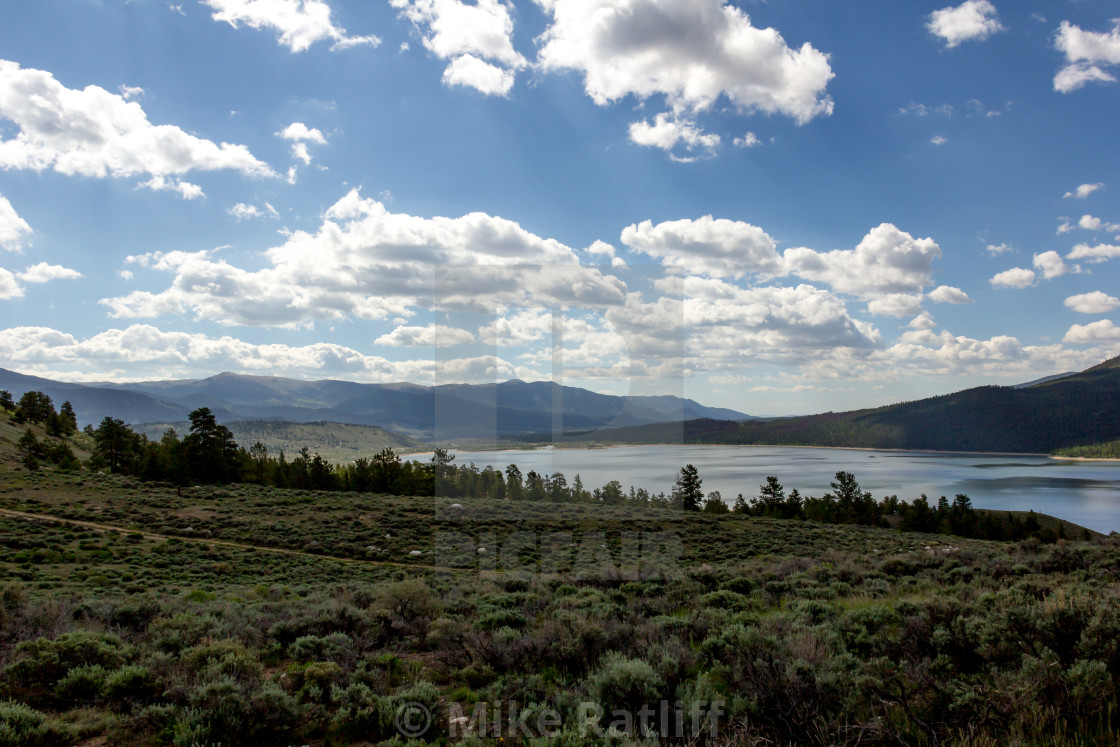 "Twin Lakes in Colorado" stock image