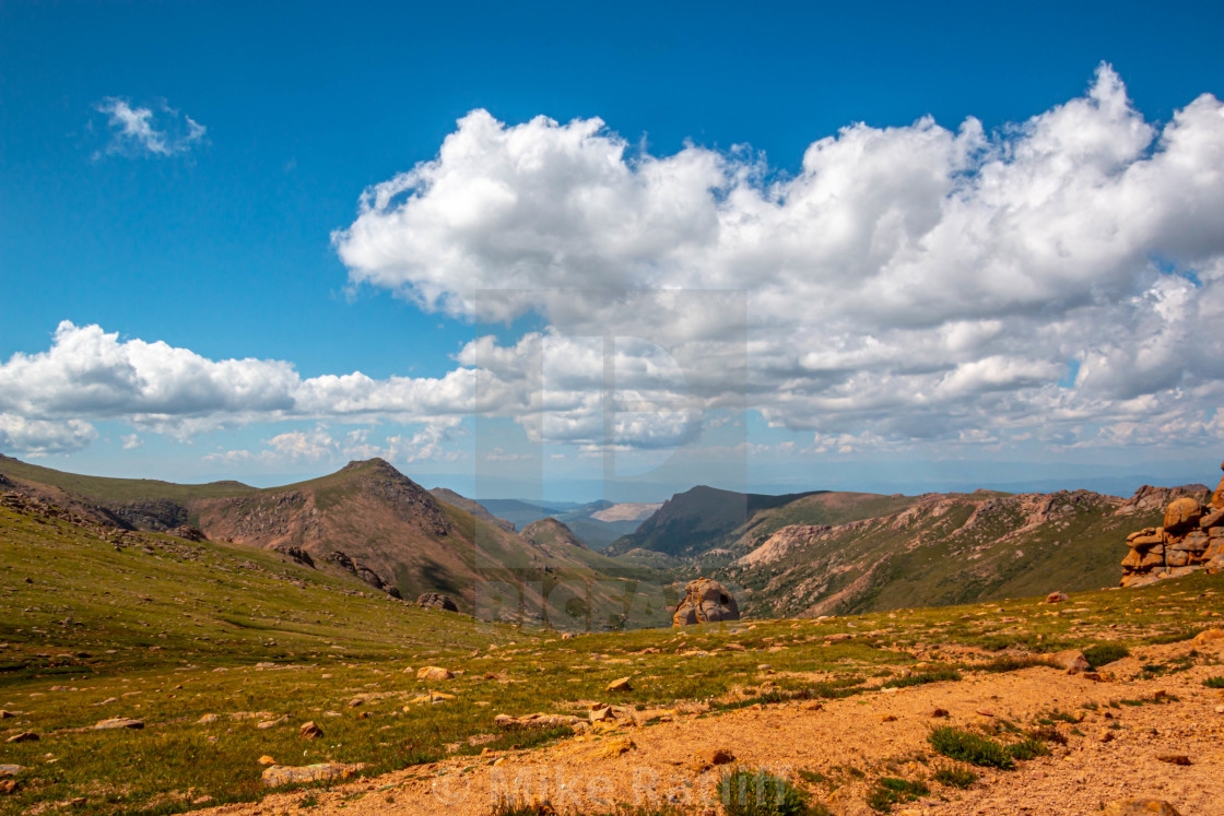 "View from Pikes Peak" stock image