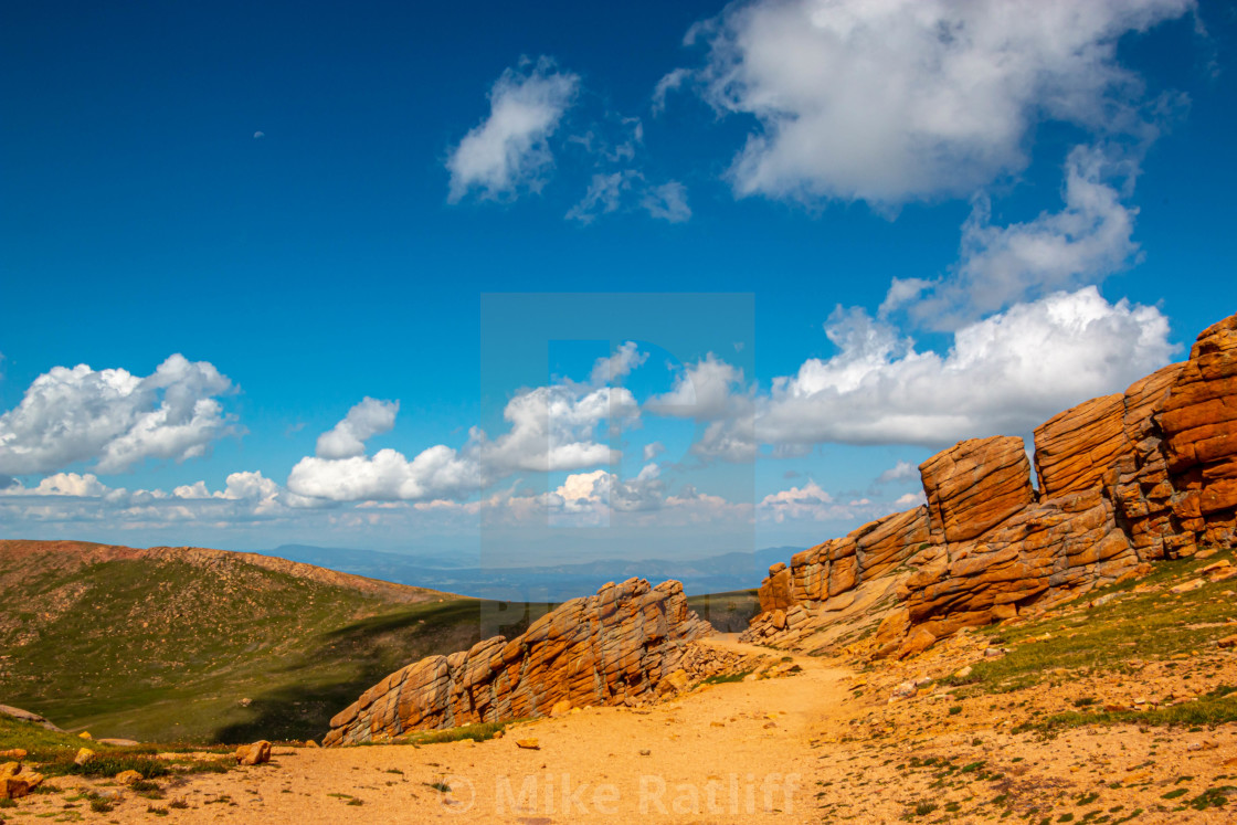 "View from Pikes Peak" stock image