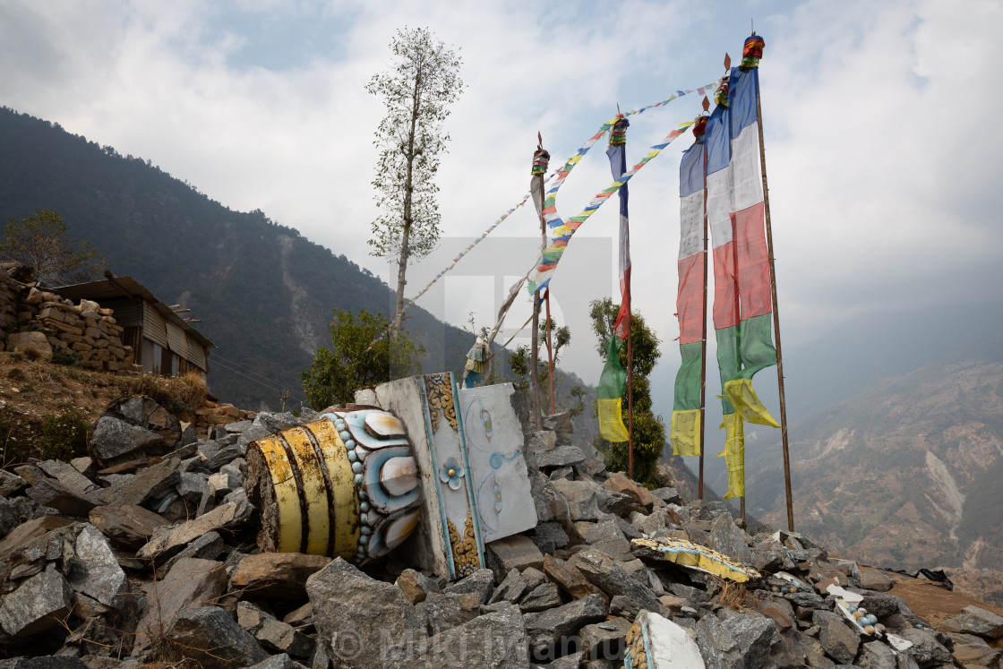 "Fallen Stupa" by Miki Iwamura - $61.55 "Fallen Stupa" stock image