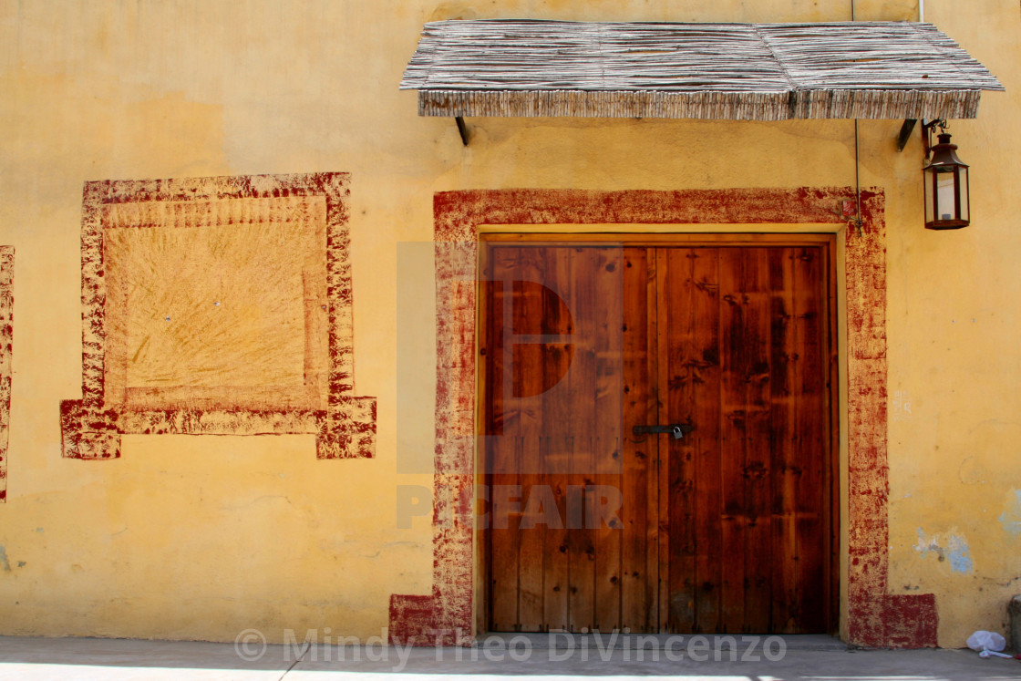 "Doorway in Mexico" stock image