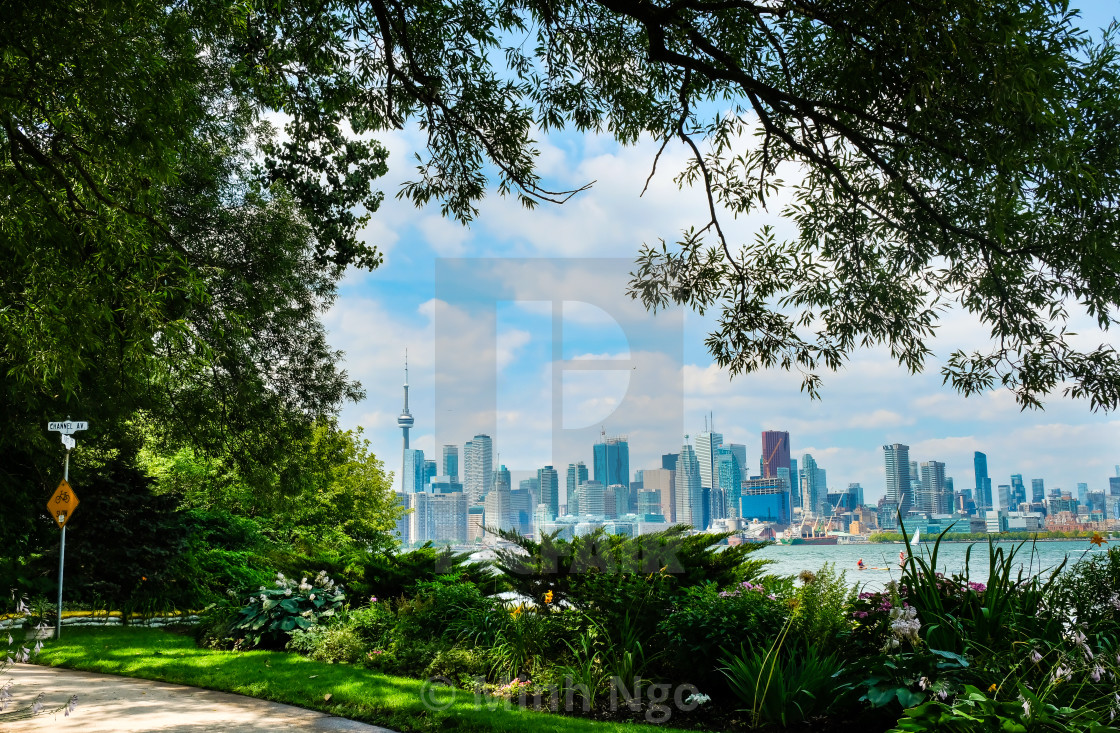 "TORONTO SKYLINE - ONTARIO- CANADA" by Minh Ngo - $9.13 "TORONTO SKYLINE - ONTARIO- CANADA" stock image