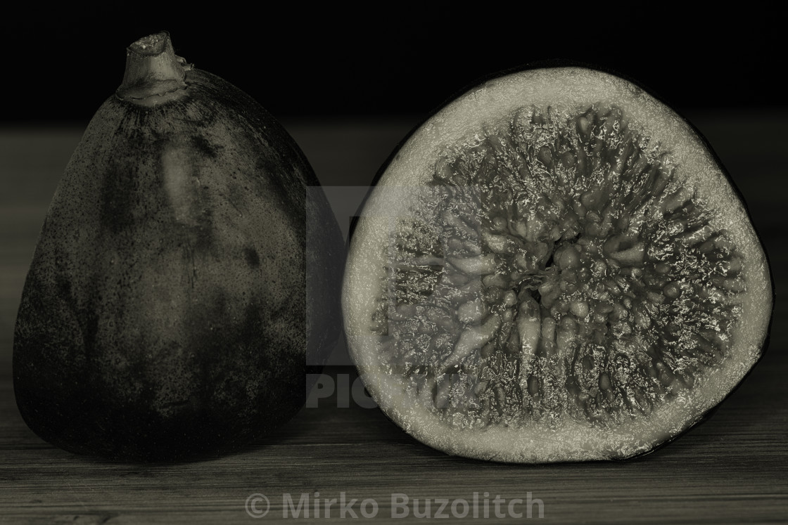 "Still life with fig" stock image