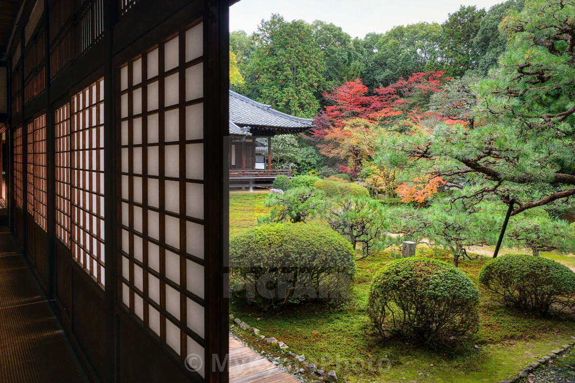 "Zuishin-in Temple, Kyoto" stock image