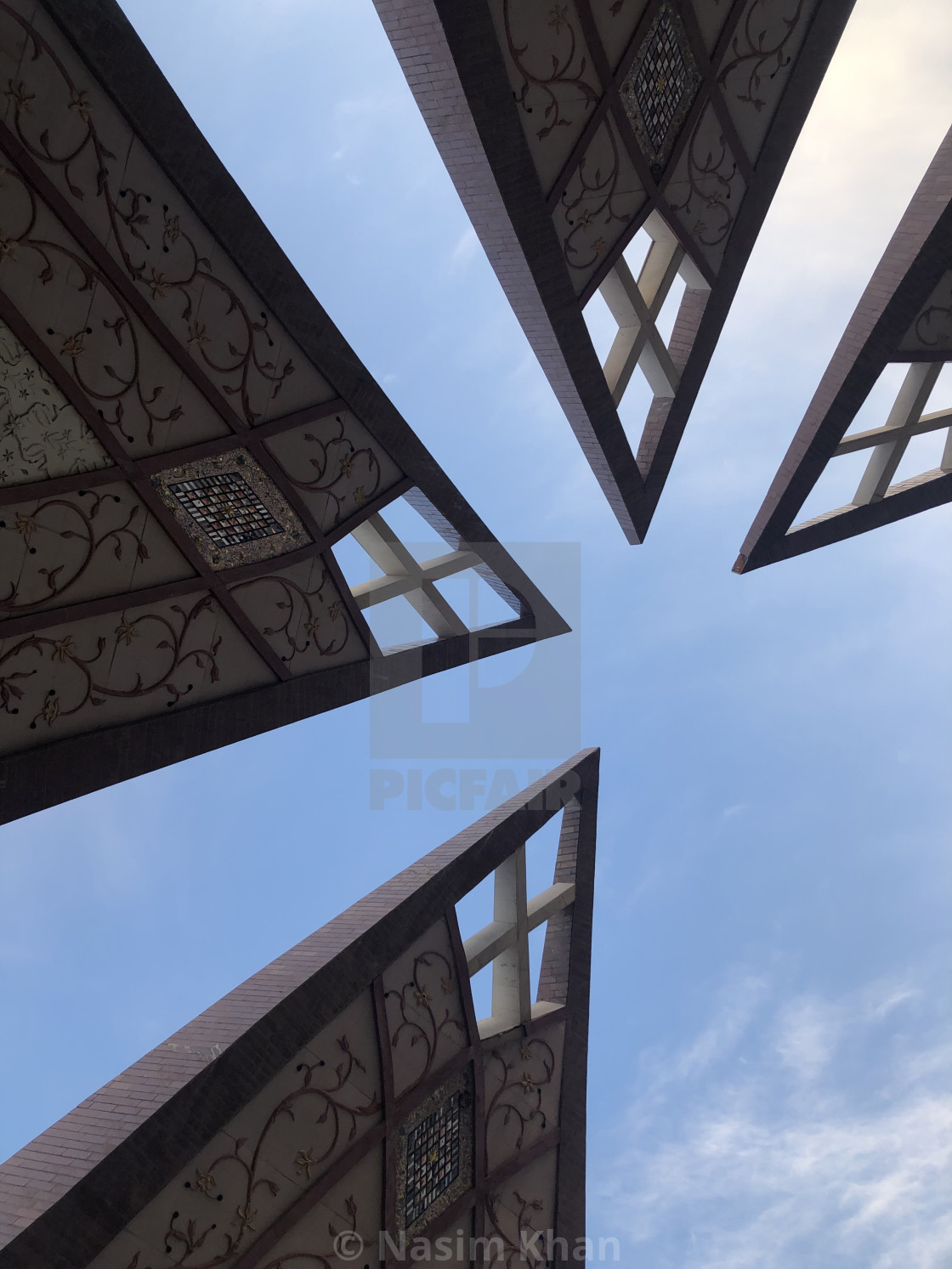 "Sky view of Islamabad Monument" by Nasim Khan - £18.60 "Sky view of Islamabad Monument" stock image