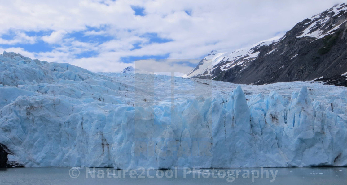 "Portage glaicer, Alaska" stock image