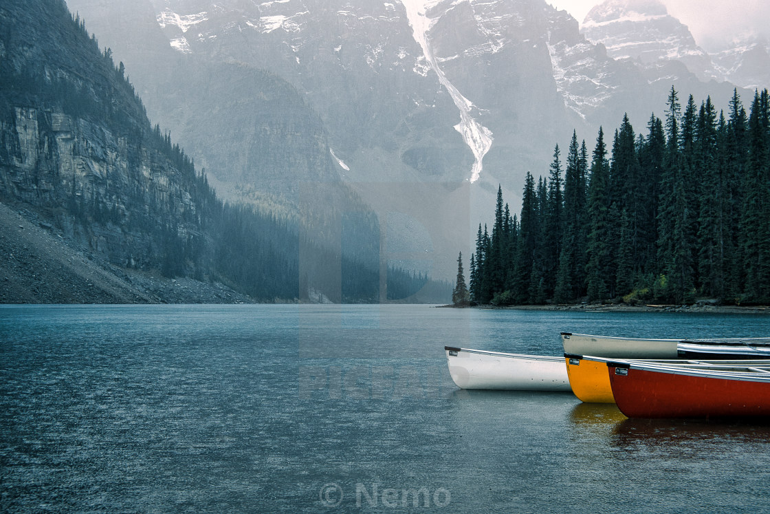 "Moraine lake / Lac Moraine" by Nemo - $229.62 "Moraine lake / Lac Moraine" stock image