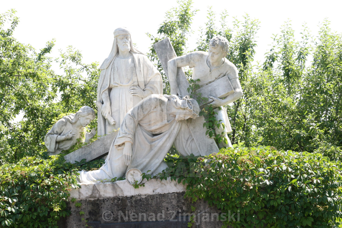 "Station 3 – Jesus falls for the first time" by Nenad Zimjanski - $15.31 "Station 3 – Jesus falls for the first time" stock image