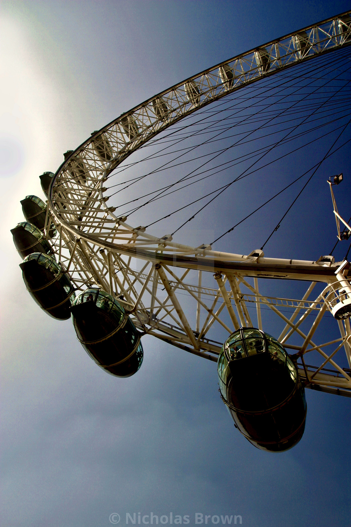 "London Eye" stock image