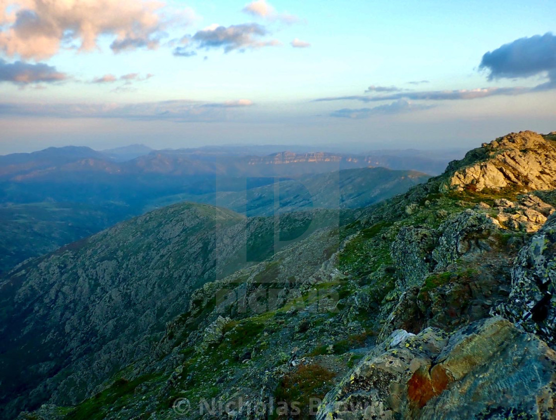 "At Punta La Marmora" stock image