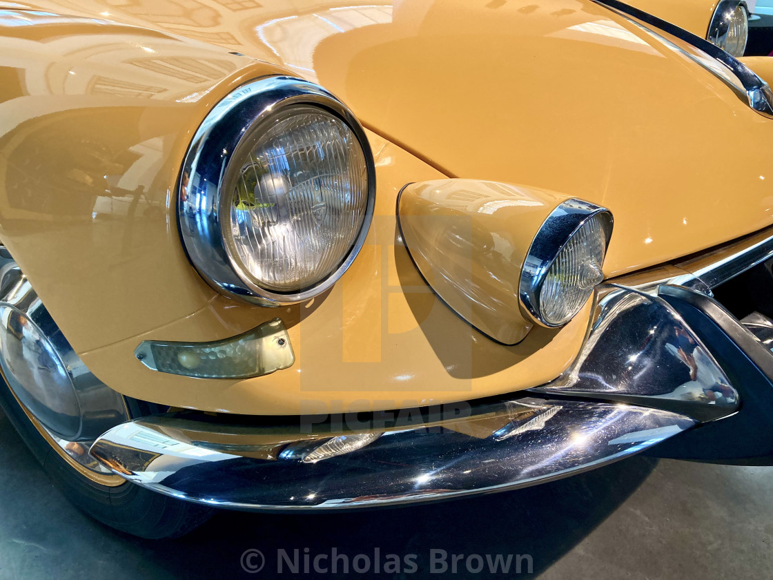 "Yellow Citroen" stock image