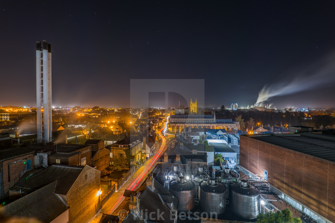 "BSE from the rooftop of the GK brewhouse" stock image