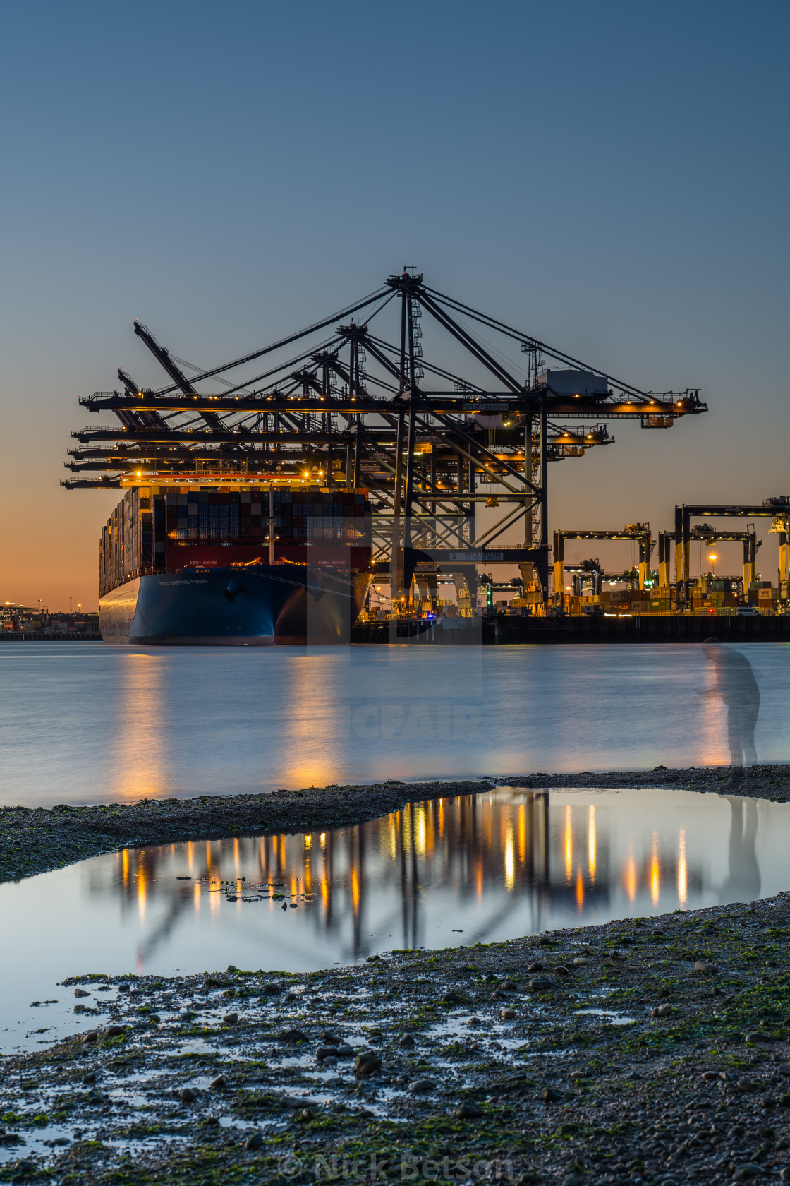 "Port Of Felixstowe" stock image