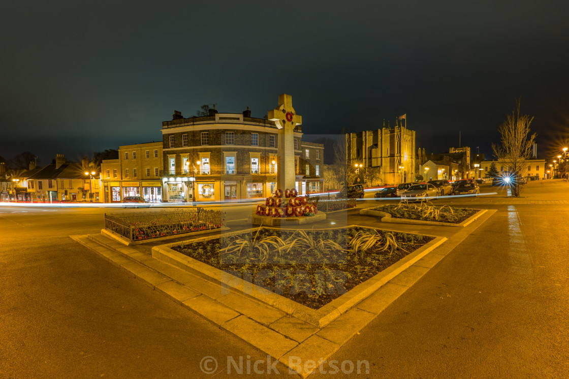 "The War Memorial Angel Hill Bury St.Edmunds" stock image