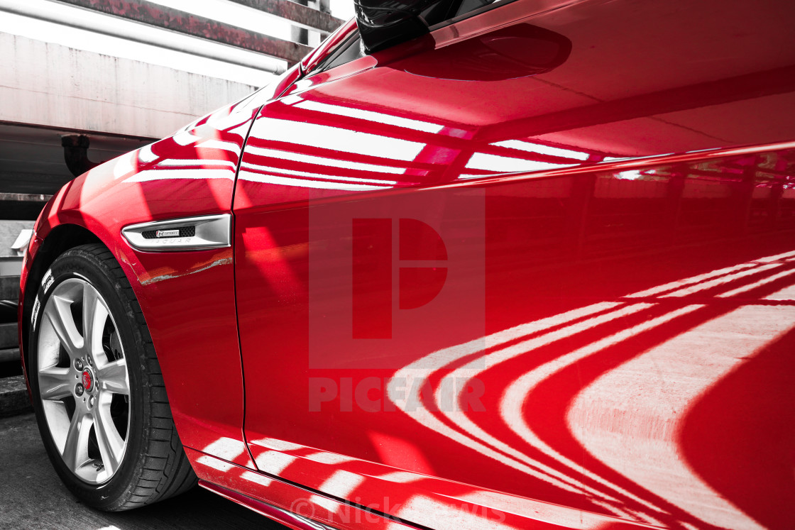 "Red Jag" stock image