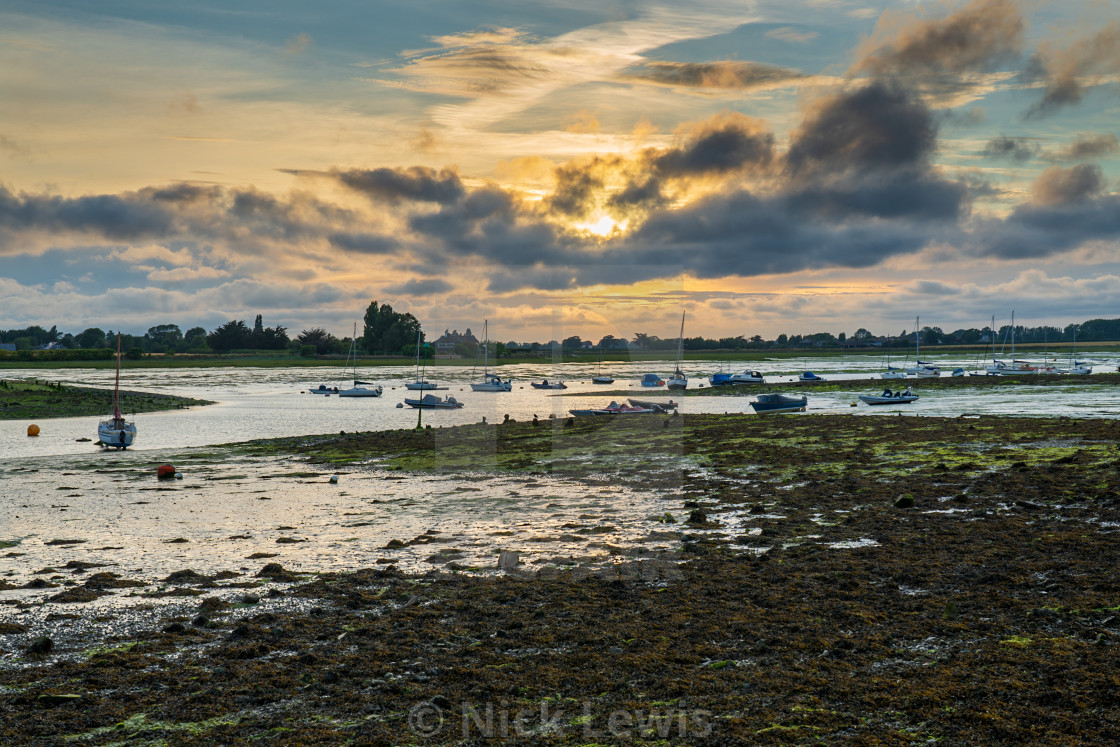 "Bosham Quay" stock image