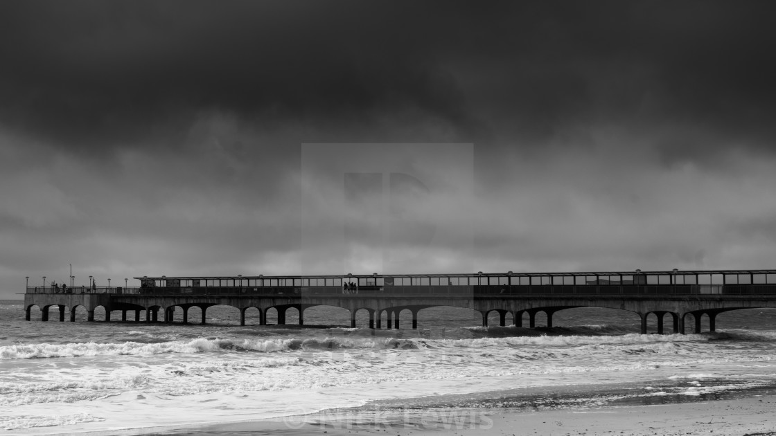 "Boscombe Pier, Bournemouth" stock image